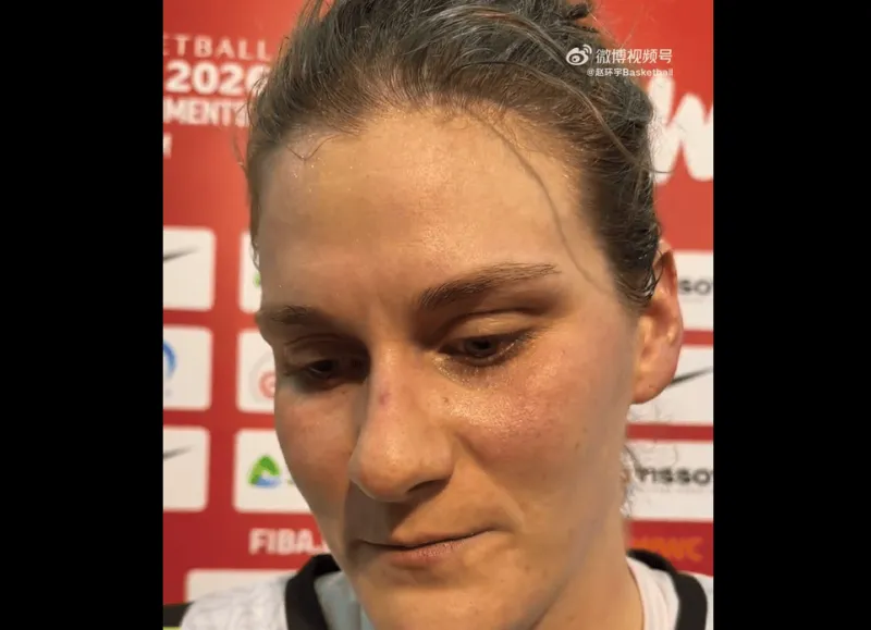 华体会体育-比利时中锋赛后：张子宇是很强壮的运动员，我累坏了